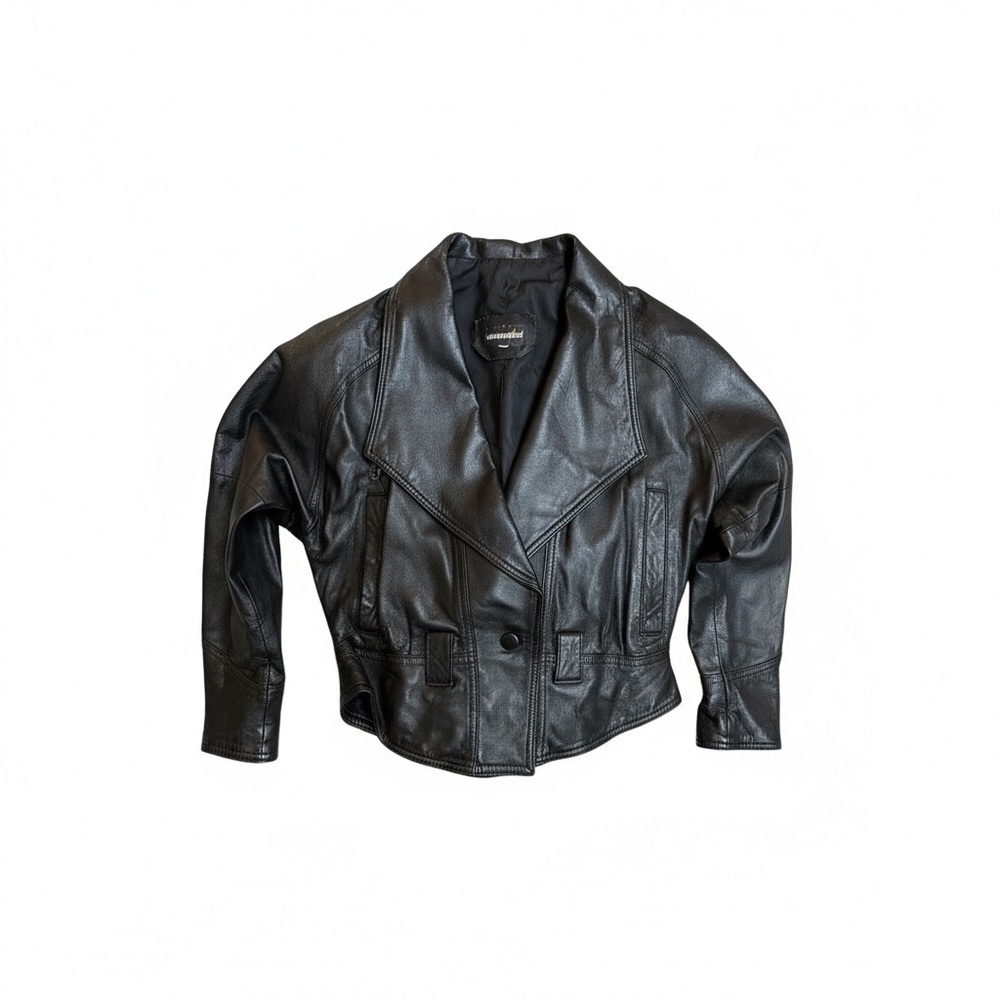 ✨Vintage✨ Black Women's Leather Jacket